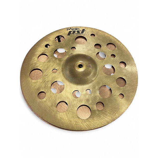 Used Paiste 14in PSTX 14"SWISS FLANGER STACK PAIR Cymbal