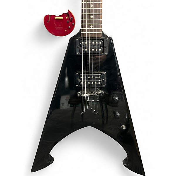 Used 2010s Dean Michael Amott Tyrant Black Solid Body Electric Guitar