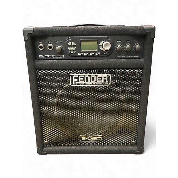 Used Fender B Dec 30W 1x10 Bass Combo Amp