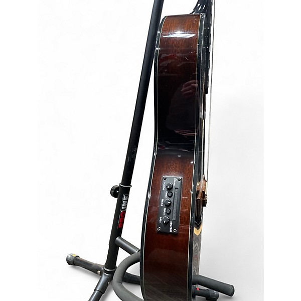 Used Ibanez GA35TCE Brown Sunburst Classical Acoustic Electric Guitar