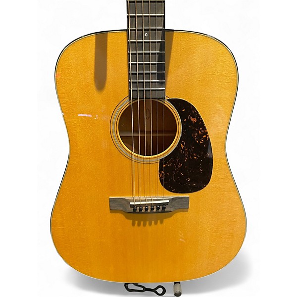 Used Martin D18 Natural Acoustic Guitar