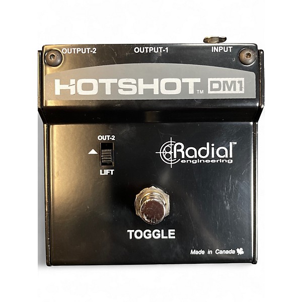 Used Radial Engineering Hotshot DM1 On-Stage Mic Mute Footswitch