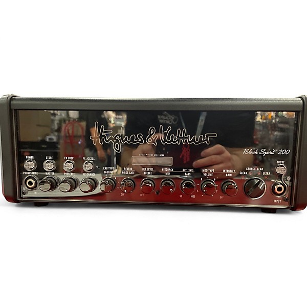 Used Hughes & Kettner black spirit 200 Solid State Guitar Amp Head