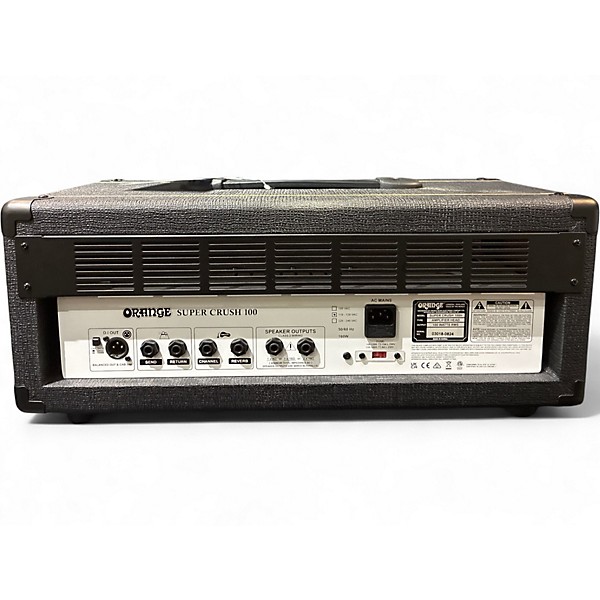 Used Orange Amplifiers Super Crush 100W Black Solid State Guitar Amp Head