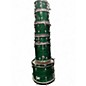 Used Slingerland 6 Piece Gene Krupa Deluxe Green Drum Kit thumbnail