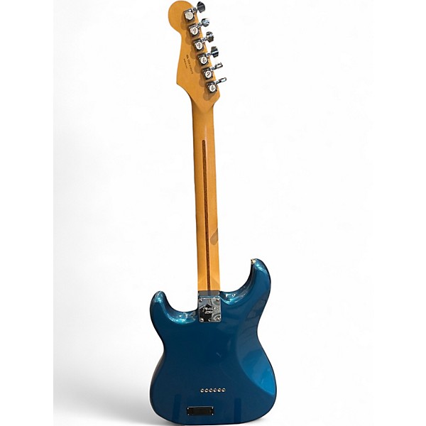 Used 2009 Fender American Deluxe Stratocaster HSS Metallic Aqua Marine Solid Body Electric Guitar
