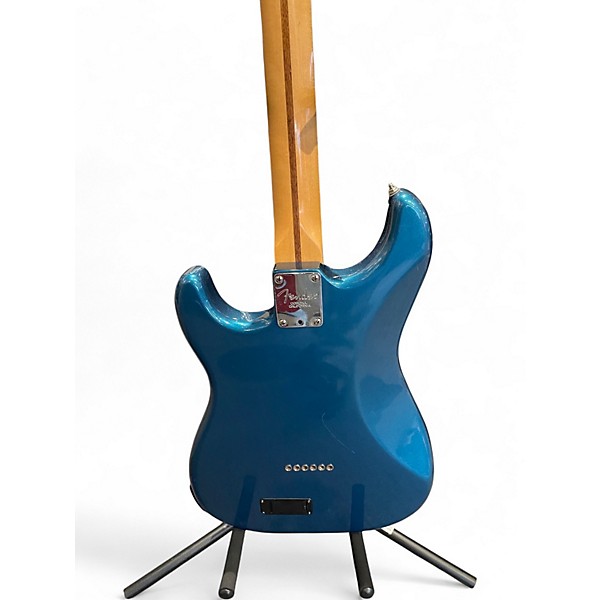 Used 2009 Fender American Deluxe Stratocaster HSS Metallic Aqua Marine Solid Body Electric Guitar