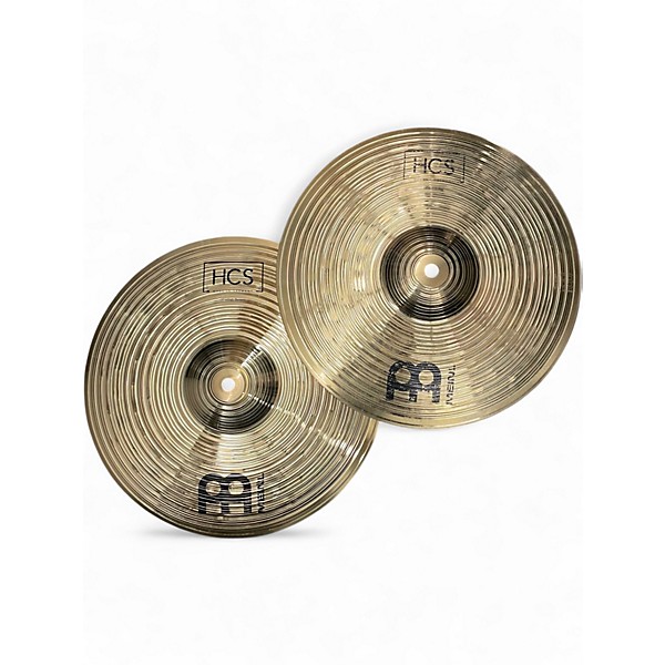 Used MEINL 13in HCS Hi Hat Pair Cymbal