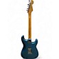 Used 2009 Fender MIM Standard LH Stratocaster Blue Solid Body Electric Guitar