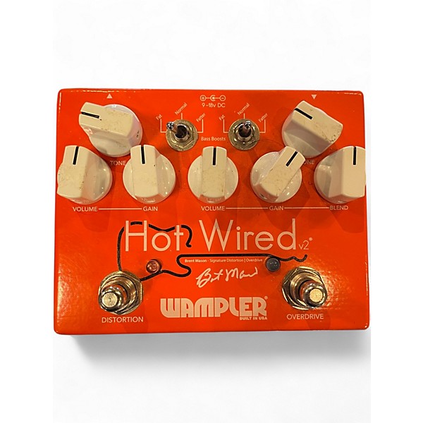Used Wampler Hot Wired V2 Bret Mason Effect Pedal