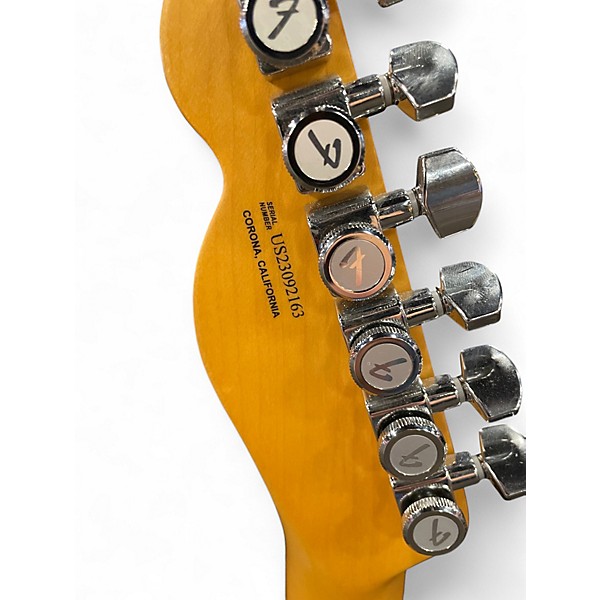 Used 2023 Fender American Ultra Telecaster 3 Tone Sunburst Solid Body Electric Guitar