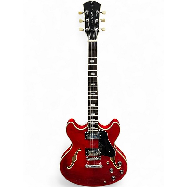Used Sire H7 Cherry Hollow Body Electric Guitar