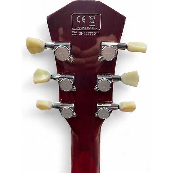 Used Sire H7 Cherry Hollow Body Electric Guitar