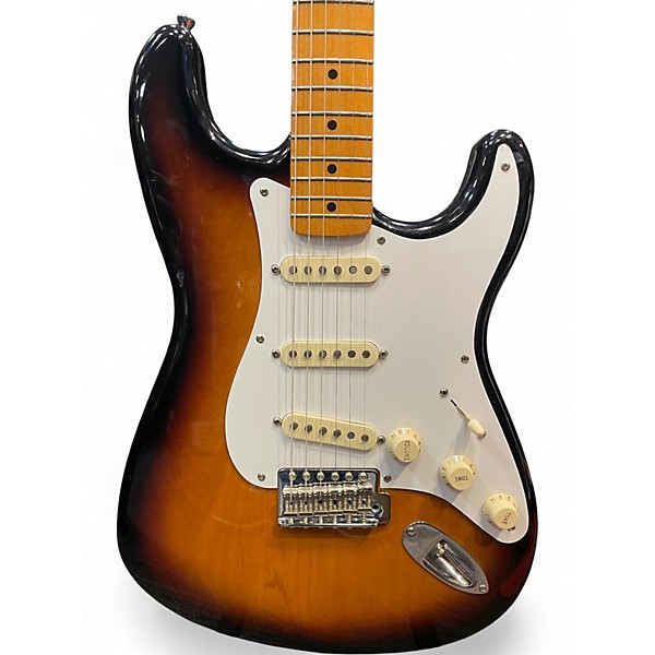 Used 2000 Fender Classic Player '50s Stratocaster 3 Color Sunburst Solid Body Electric Guitar