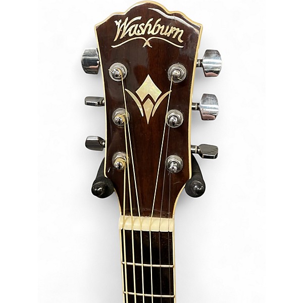 Used Washburn WD10CE Natural Acoustic Guitar