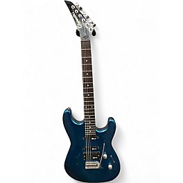Used Charvette By Charvel Double Cut Blue Solid Body Electric Guitar