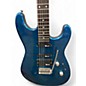 Used Charvette By Charvel Double Cut Blue Solid Body Electric Guitar