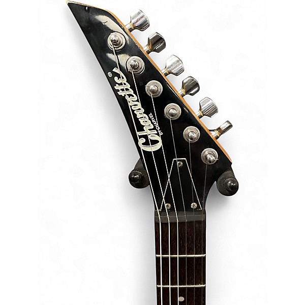 Used Charvette By Charvel Double Cut Blue Solid Body Electric Guitar