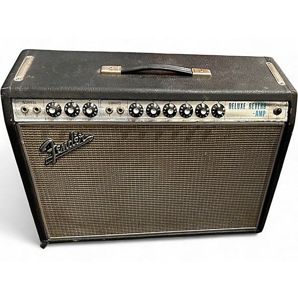 Vintage 1968 Fender Deluxe Reverb Tube Guitar Combo Amp