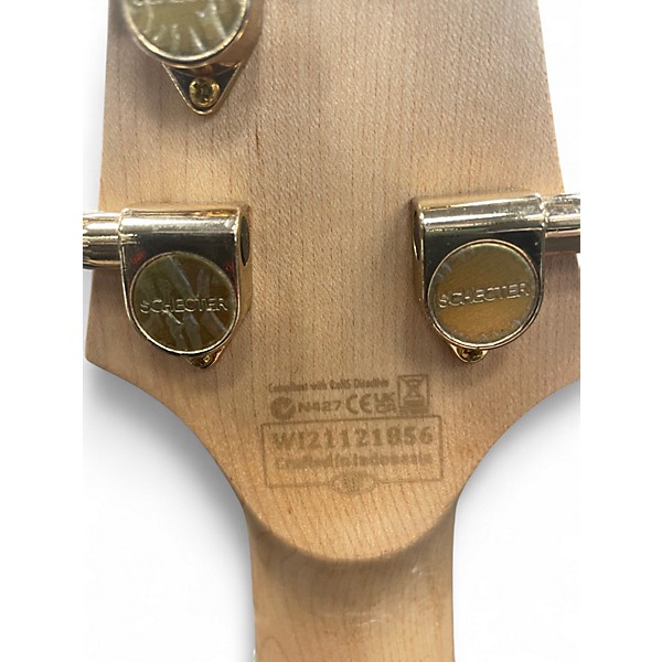 Used Schecter Guitar Research Diamond Series Omen Extreme 5 Natural Electric Bass Guitar