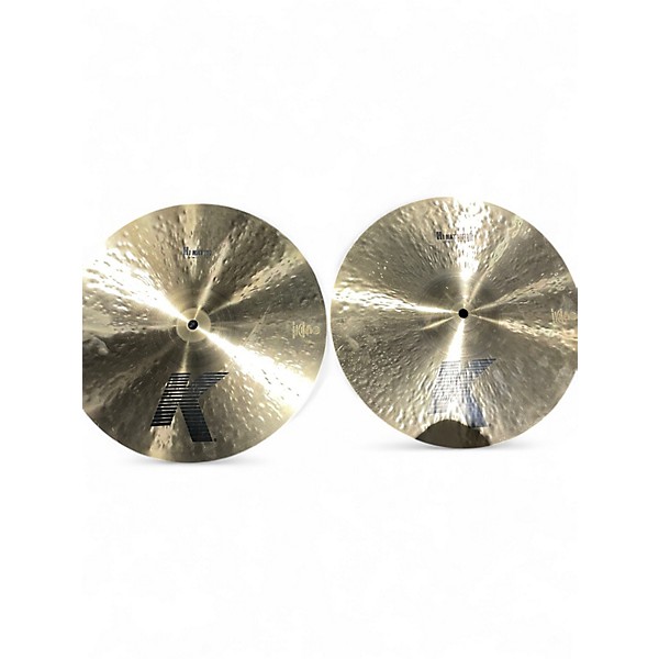 Used Zildjian 14in K Hi Hat Pair Cymbal