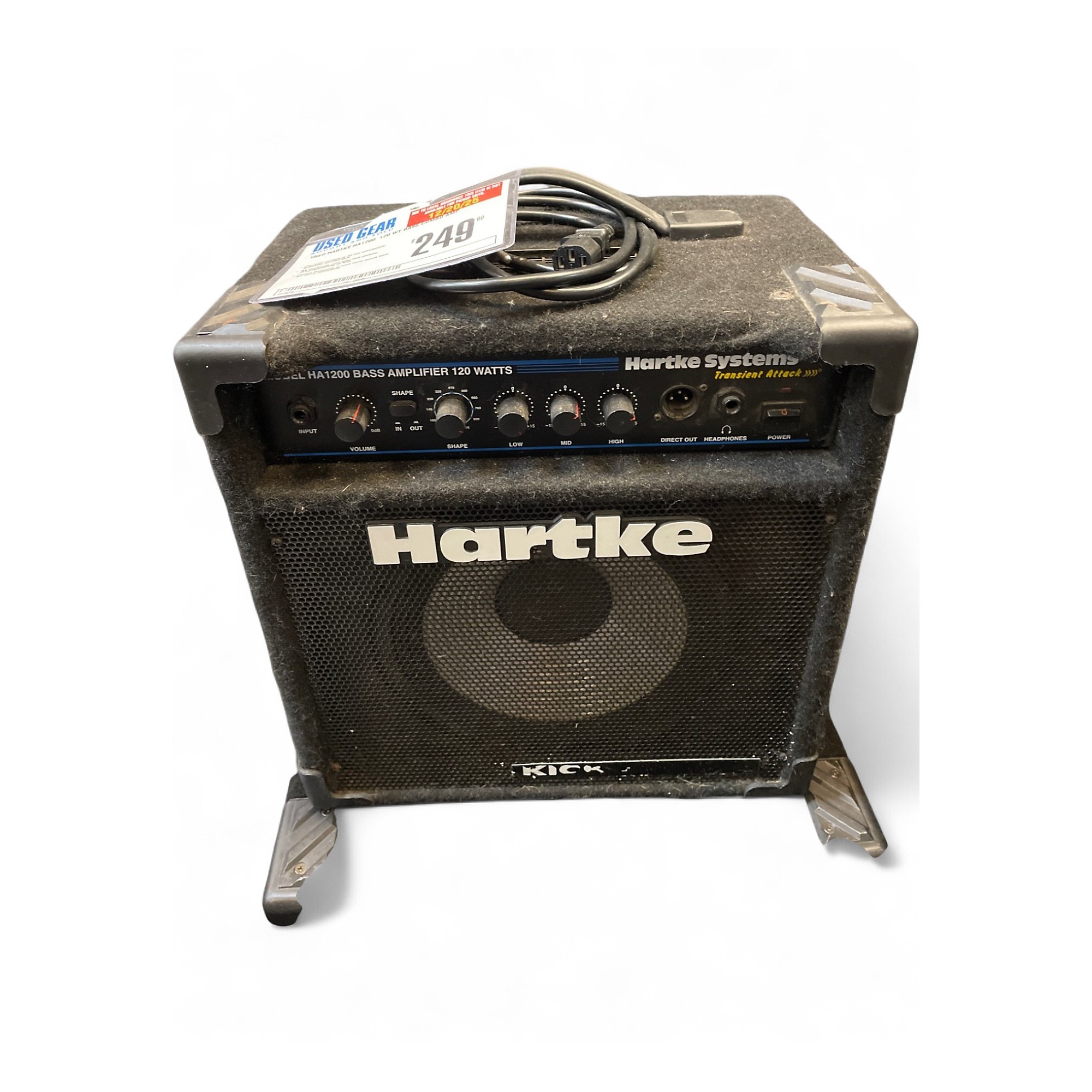 Used Hartke ha1200 120 wt Bass Combo Amp | Guitar Center