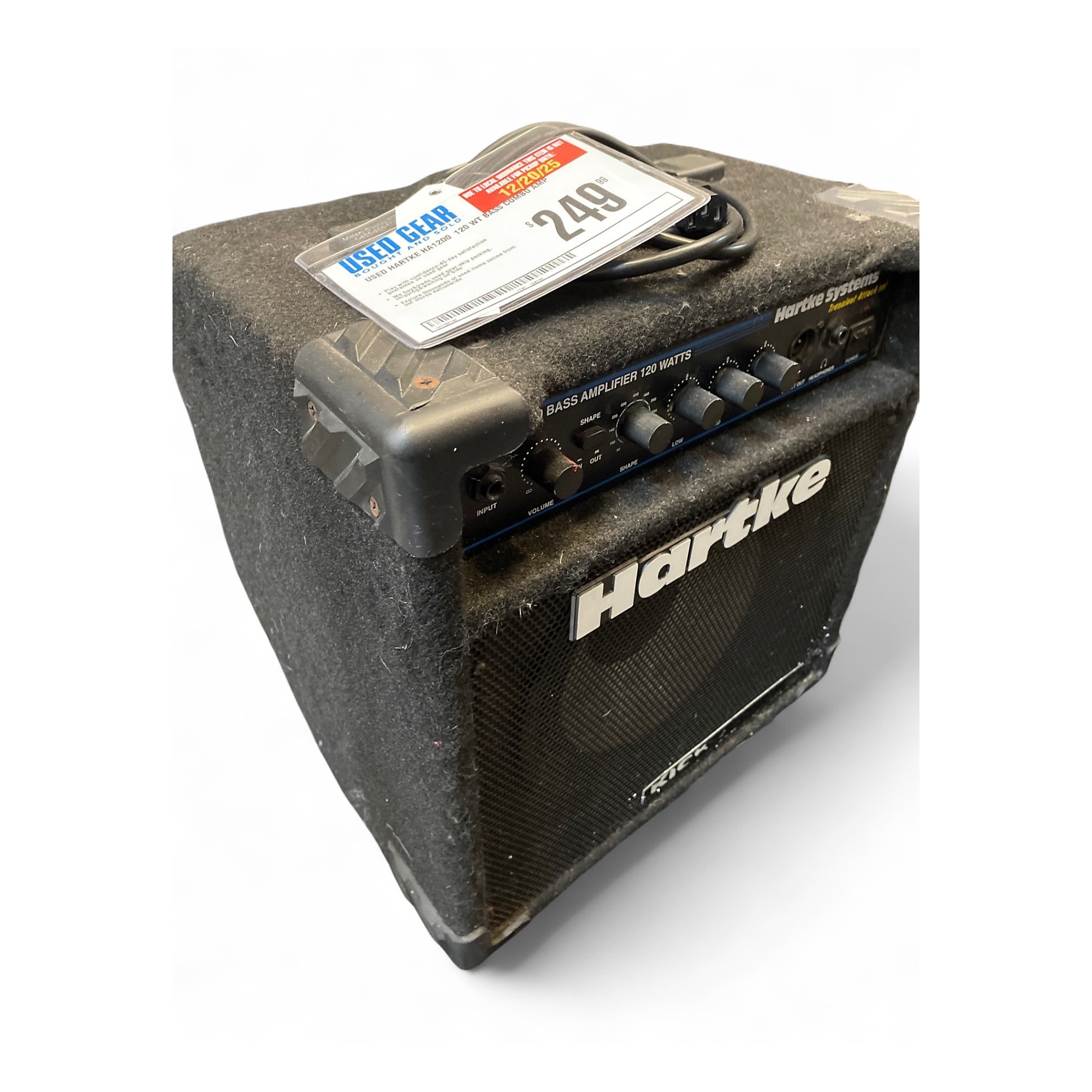 Hartke HA1200 ベースアンプ 120W Used Hartke ha1200 120 wt Bass Combo Amp | Guitar Center