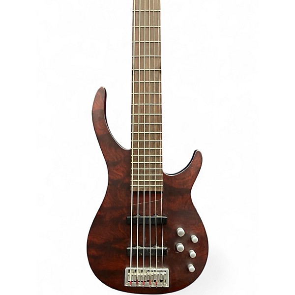 Used 2022 Rogue LX200 Brown Electric Bass Guitar