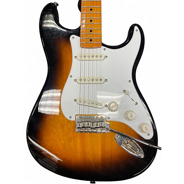 Used Squier Classic Vibe 1950S Stratocaster 2 Color Sunburst Solid Body Electric Guitar