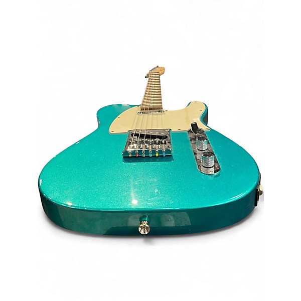 Used Fender Squier Telecaster Metallic Green Solid Body Electric Guitar