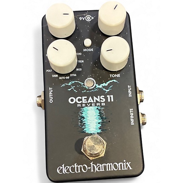 Used Electro-Harmonix Oceans 11 Reverb Effect Pedal