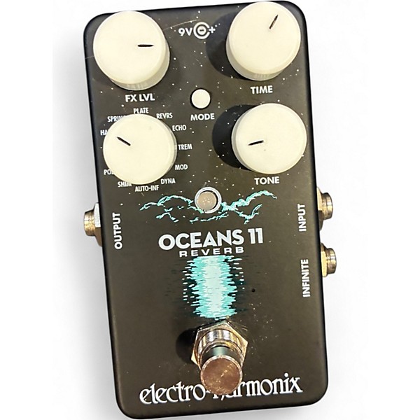 Used Electro-Harmonix Oceans 11 Reverb Effect Pedal