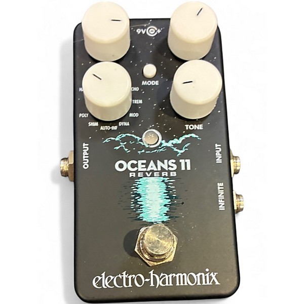 Used Electro-Harmonix Oceans 11 Reverb Effect Pedal