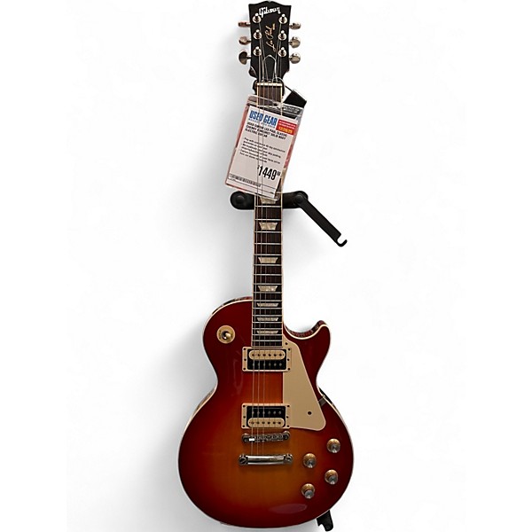 Used Gibson Les Paul Classic Cherry Sunburst Solid Body Electric Guitar