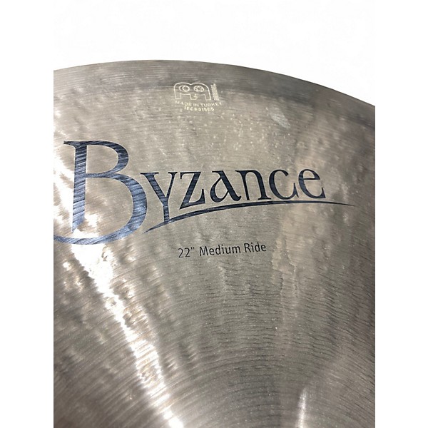 Used MEINL 22in Byzance Medium Ride Cymbal