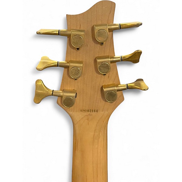 Used Brice 6 String Fretless Bass Candy Apple Red Electric Bass Guitar