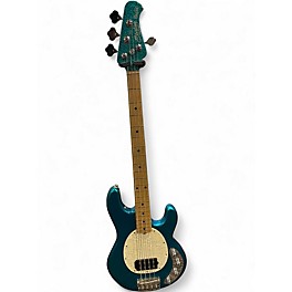 Used Sterling by Music Man Ray34 BLUE SPARKLE Electric Bass Guitar