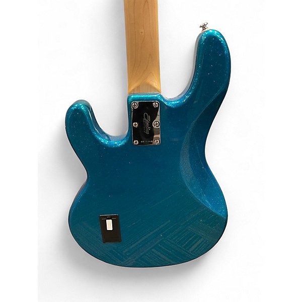 Used Sterling by Music Man Ray34 BLUE SPARKLE Electric Bass Guitar