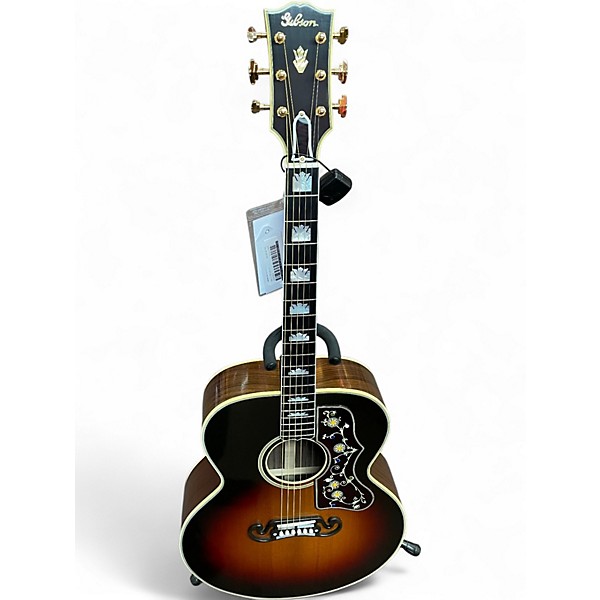 Used Gibson CUSTOM SHOP pre war sj200 2 Color Sunburst Acoustic Electric Guitar