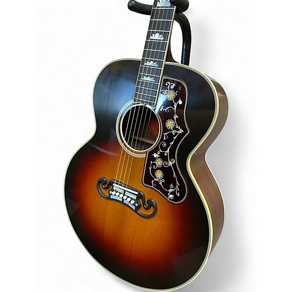 Used Gibson CUSTOM SHOP pre war sj200 2 Color Sunburst Acoustic Electric Guitar