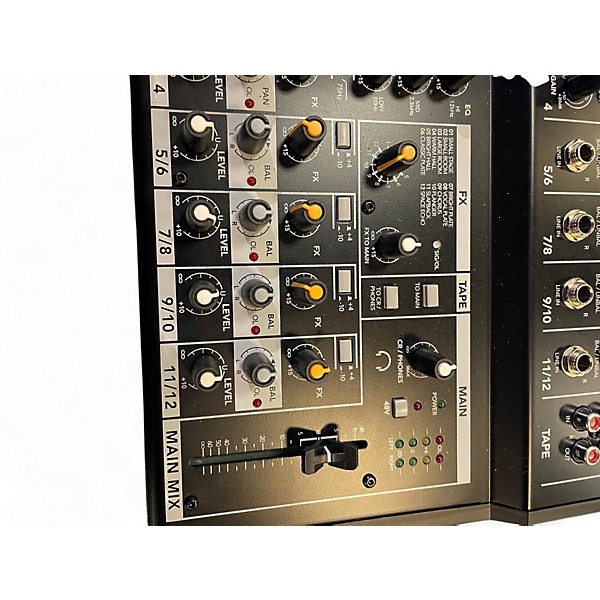Used Mackie Mix12FX 12-Channel Compact Mixer With Effects Unpowered Mixer