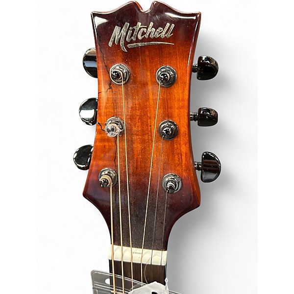 Used Mitchell MX430SM/N 2 Tone Sunburst Acoustic Electric Guitar