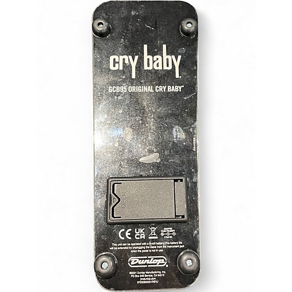 Used Dunlop GCB95 Original Crybaby Wah Effect Pedal