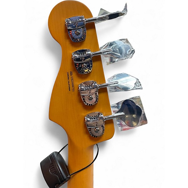 Used 2023 Fender American Ultra Precision Bass 3 Tone Sunburst Electric Bass Guitar