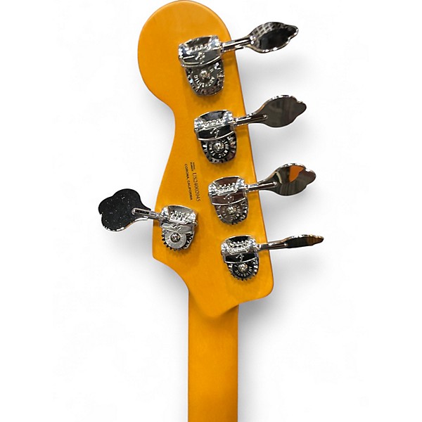 Used Fender American Ultra Jazz Bass V Olympic Pearl Electric Bass Guitar