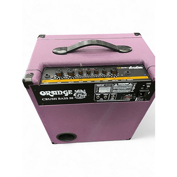 Used Orange Amplifiers Crush Bass 50 Glenn Hughes Bass Combo Amp