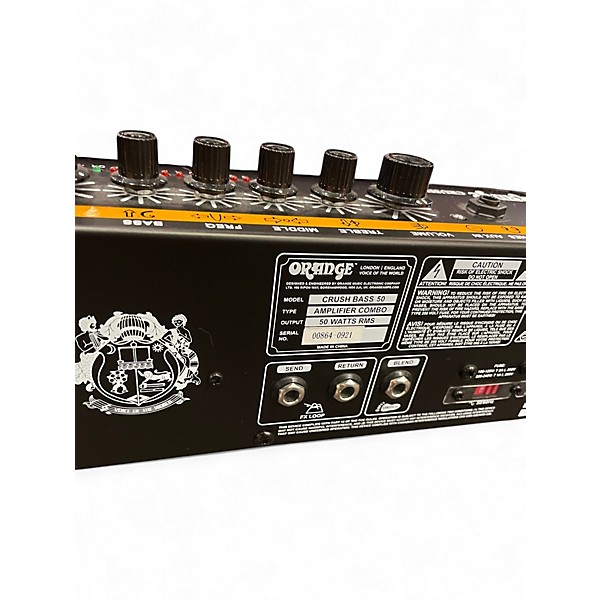 Used Orange Amplifiers Crush Bass 50 Glenn Hughes Bass Combo Amp