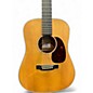Used Martin Dreadnought Junior Natural Acoustic Electric Guitar thumbnail