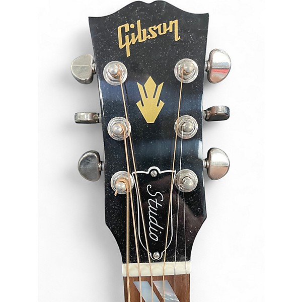 Used 2023 Gibson Hummingbird Studio Walnut Natural Acoustic Electric Guitar