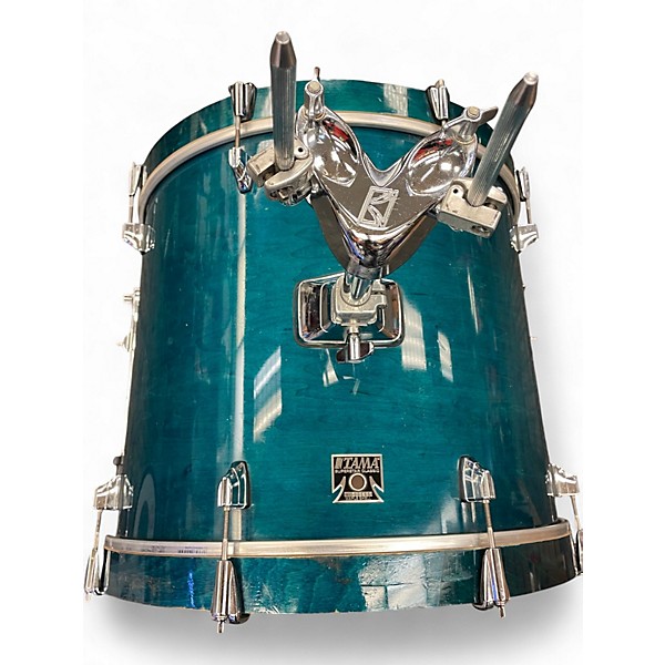 Used TAMA 5 Piece Superstar Blue Drum Kit